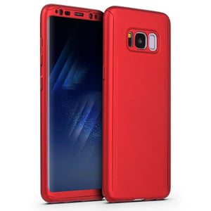 360 Full Cover Protective Ultra Thin Hard PC Body Protection For Samsung+Free Soft film